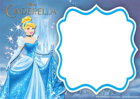 Cinderella Party Invitation Free Printable